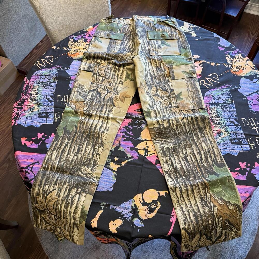 Vintage NWOT 80s Liberty RealTree Camo Hunting Pants Size Mens 38x34 USA - Picture 5 of 8